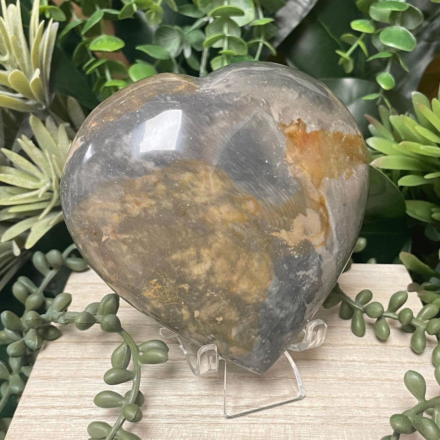 Pollychrome Jasper - Heart