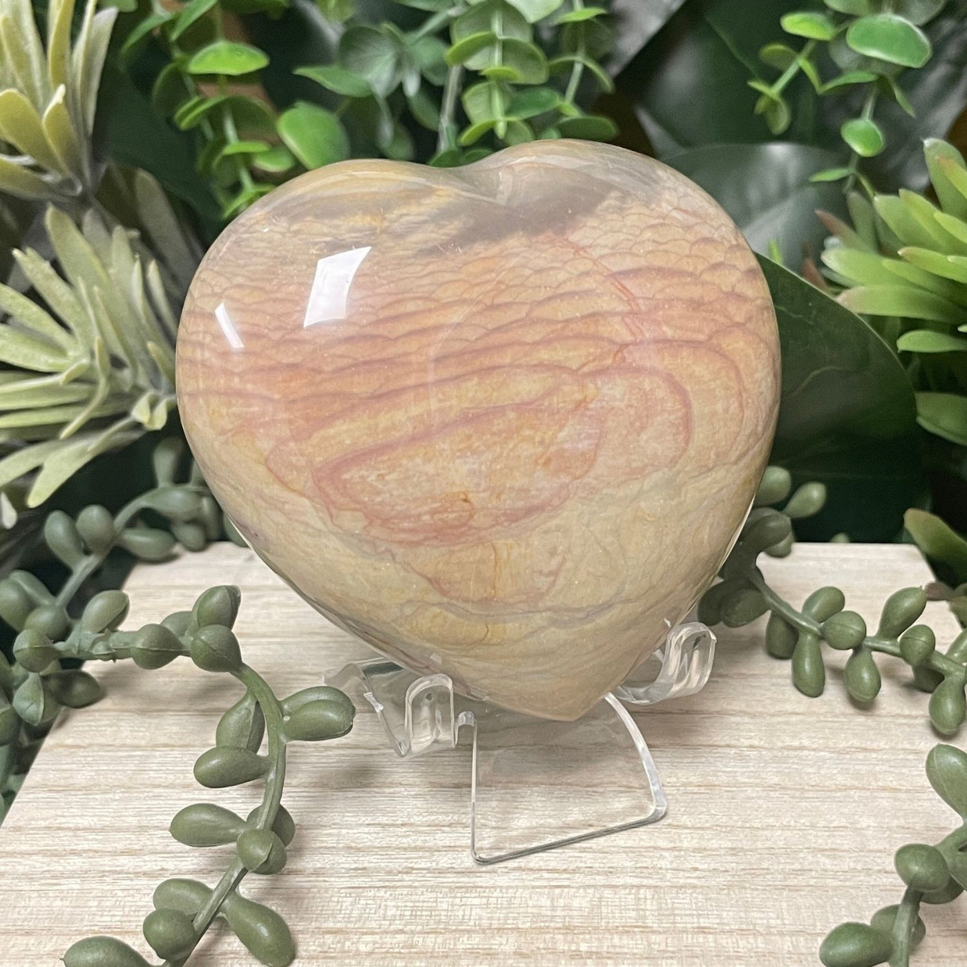 Pollychrome Jasper - Heart