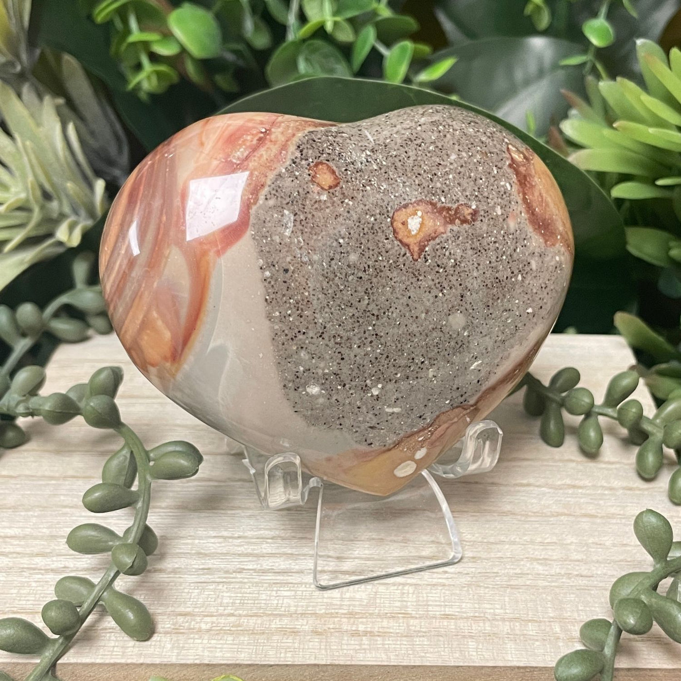 Pollychrome Jasper - Heart