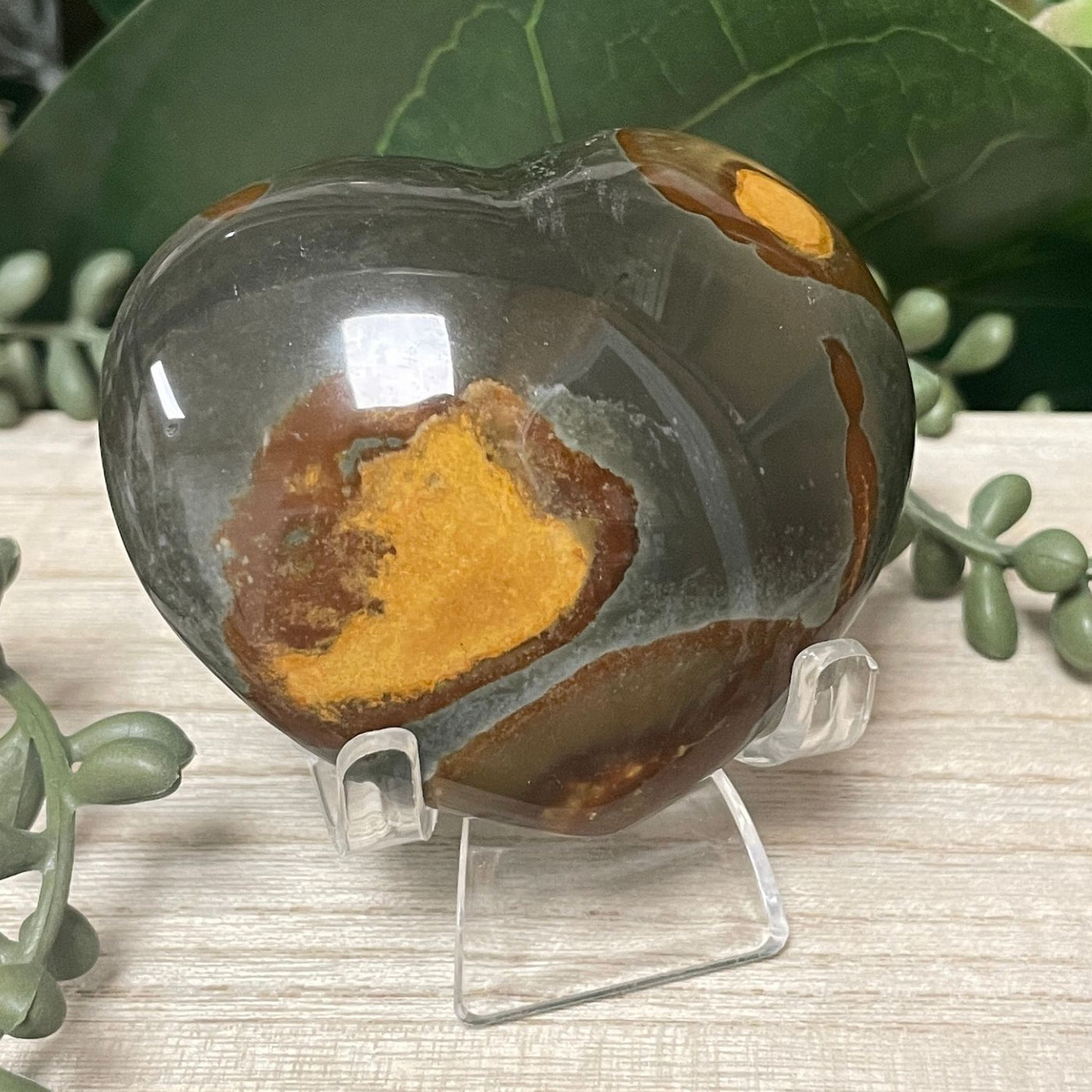 Pollychrome Jasper - Heart