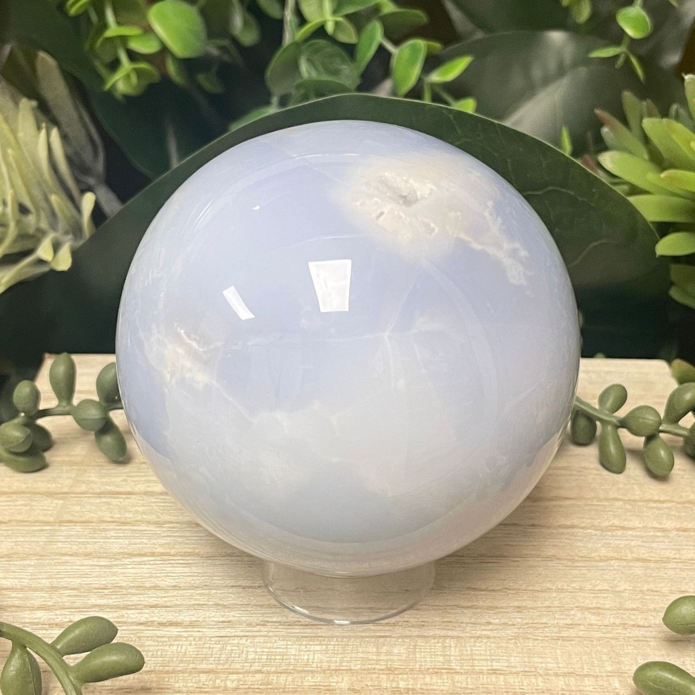 Blue Chalcedony - Sphere