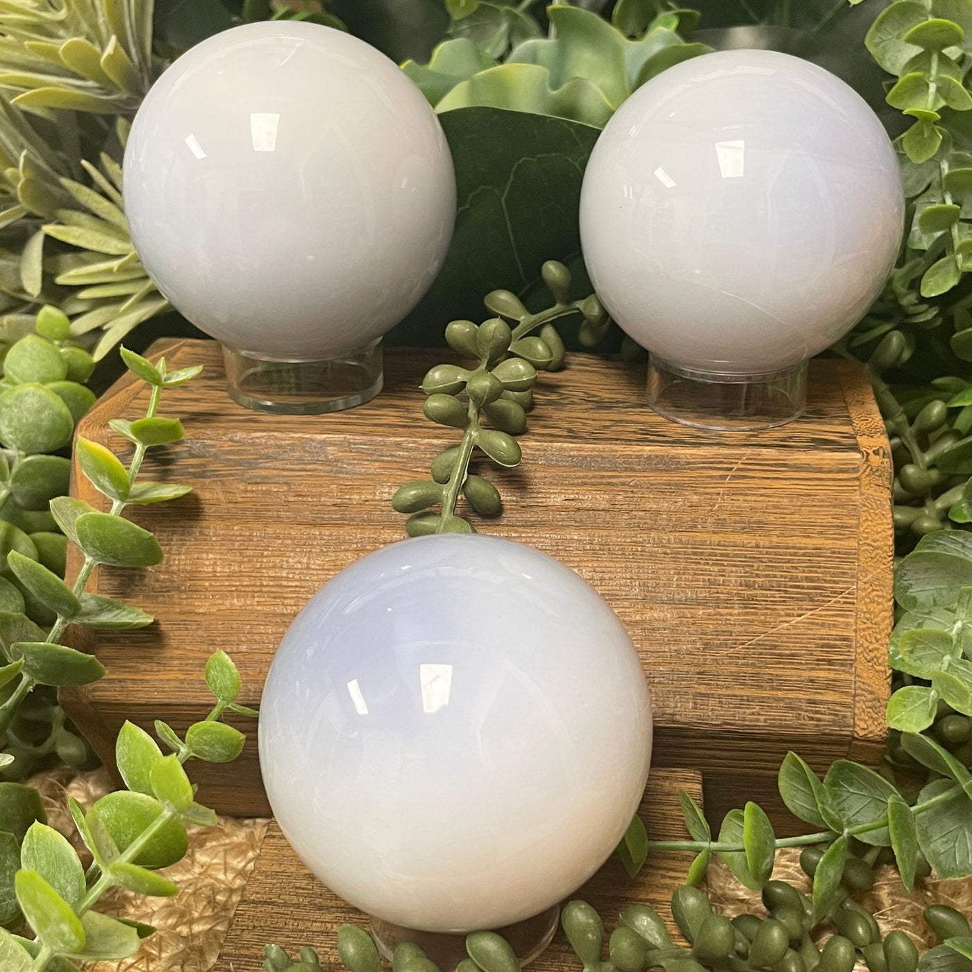 Blue Chalcedony - Sphere