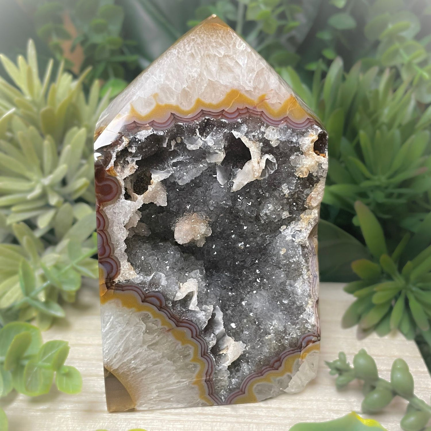 Druzy Agate - Tower