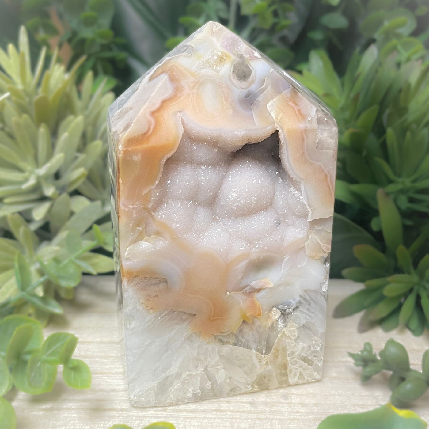 Druzy Agate - Tower