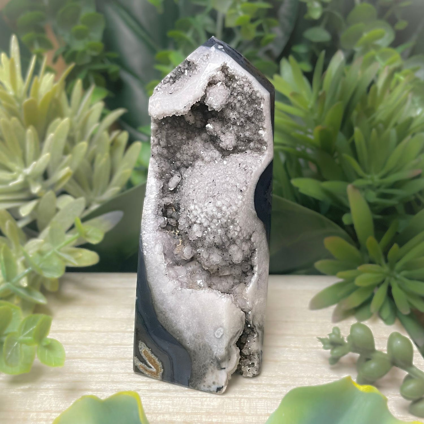 Druzy Agate - Tower