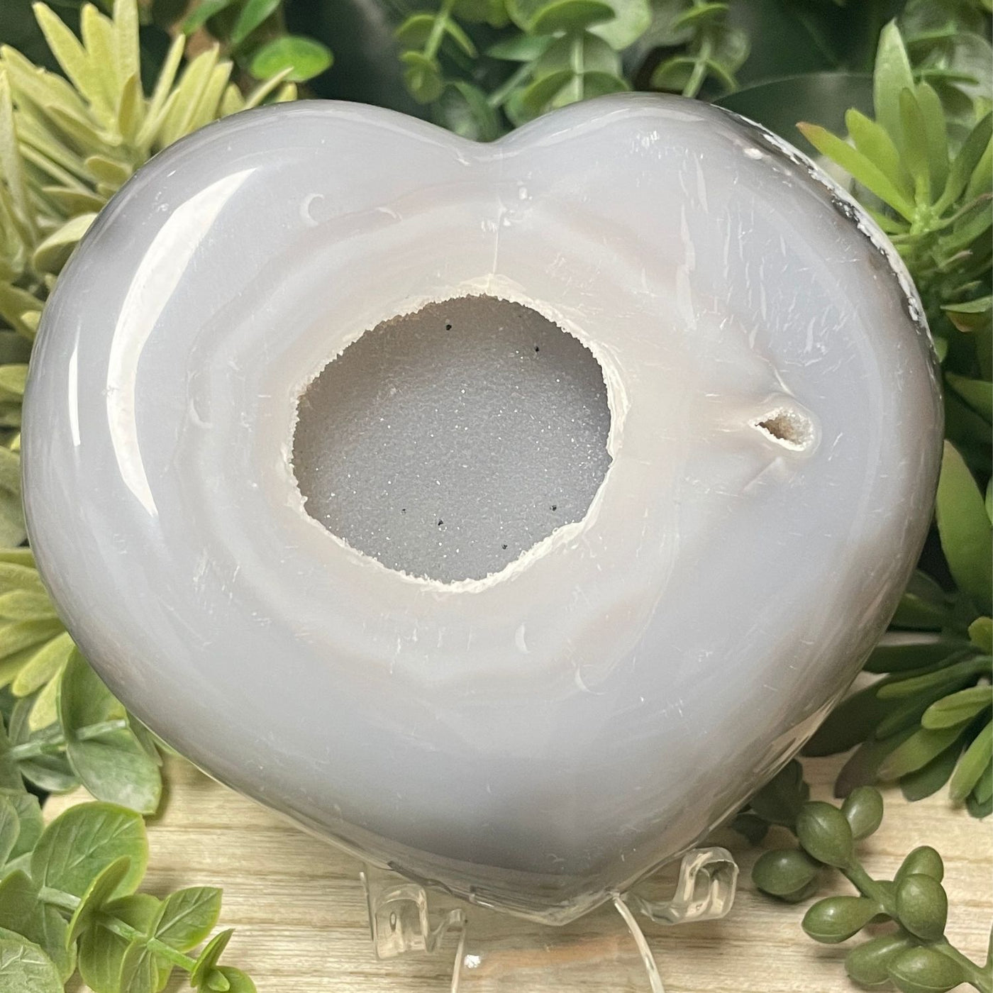 Druzy Agate - Heart