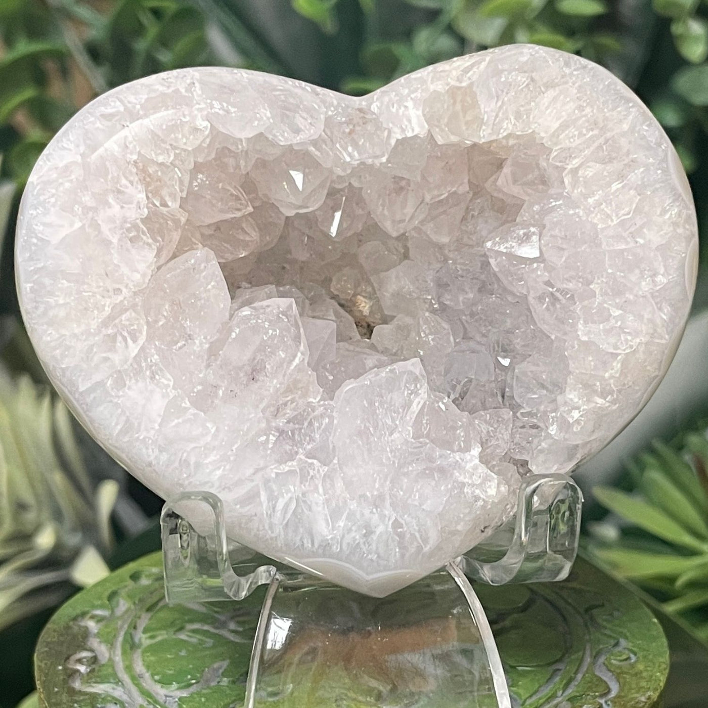 Druzy Agate - Heart