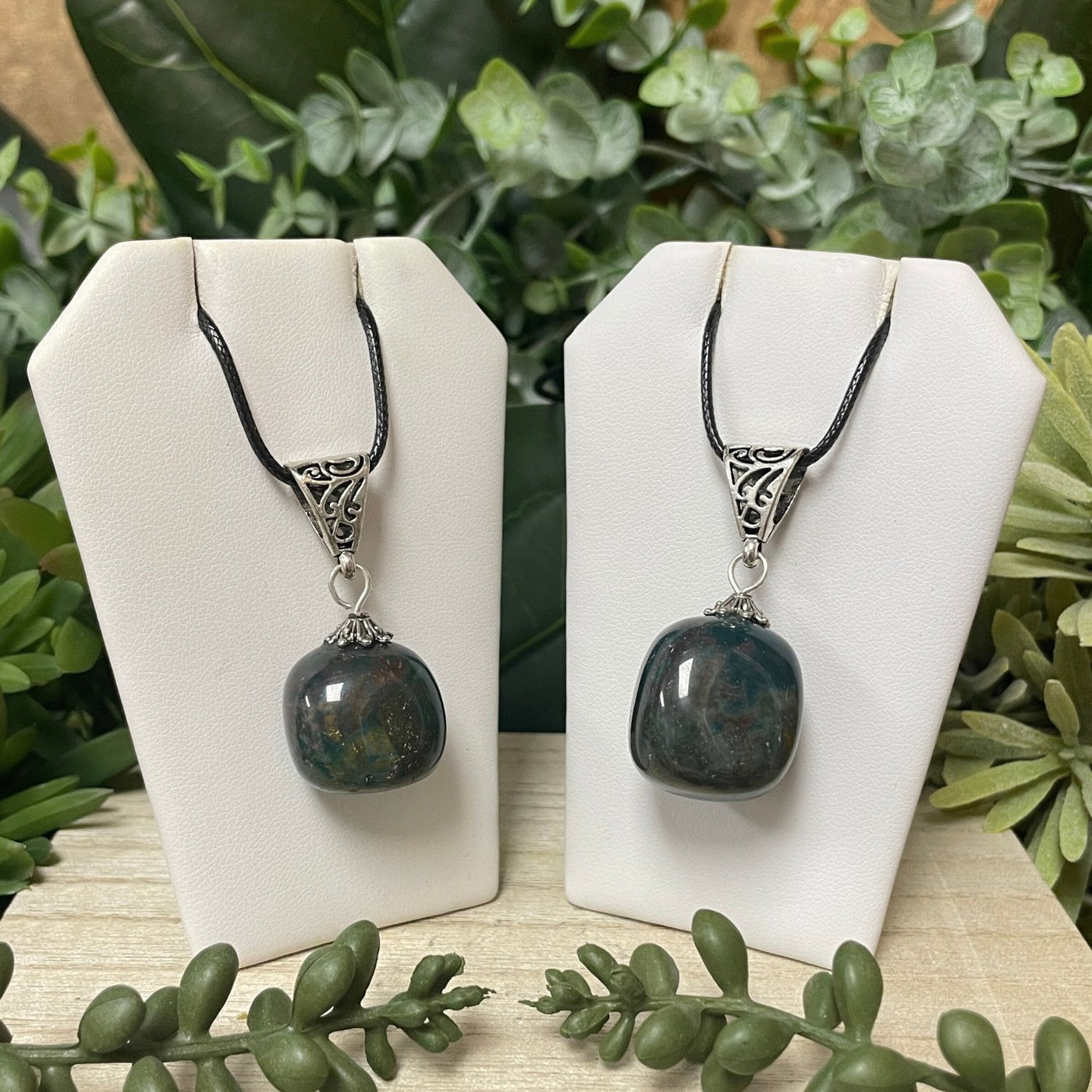 Bloodstone - Tumble Pendant