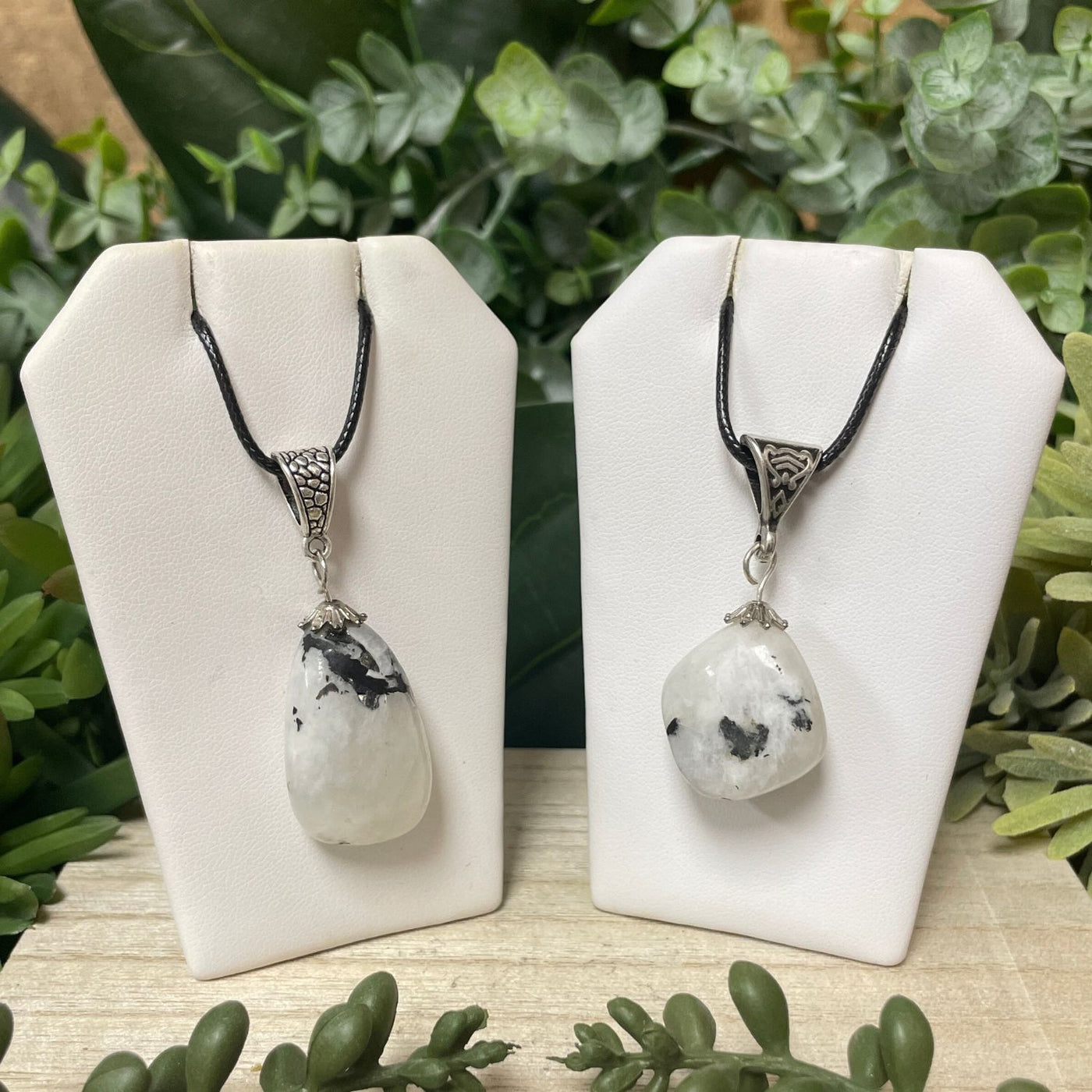 Rainbow Moonstone - Tumble Pendant