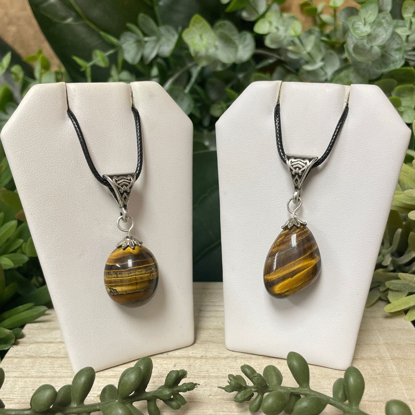 Tiger Eye - Tumble Pendant