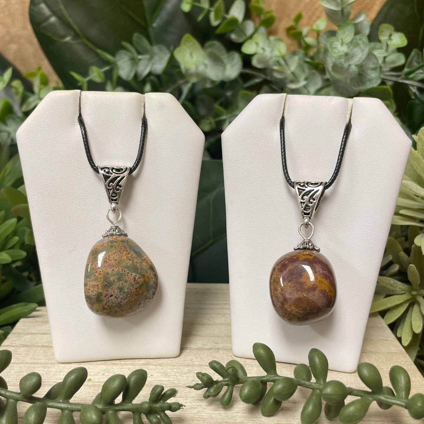 Ocean Jasper - Tumble Pendant