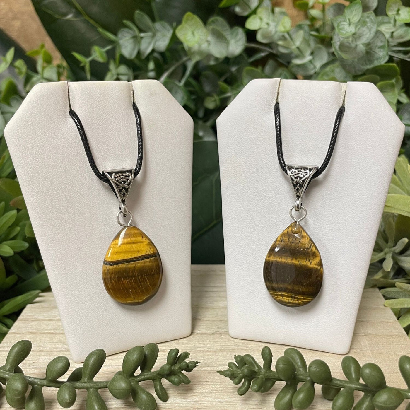 Tigers Eye - Drop Pendant