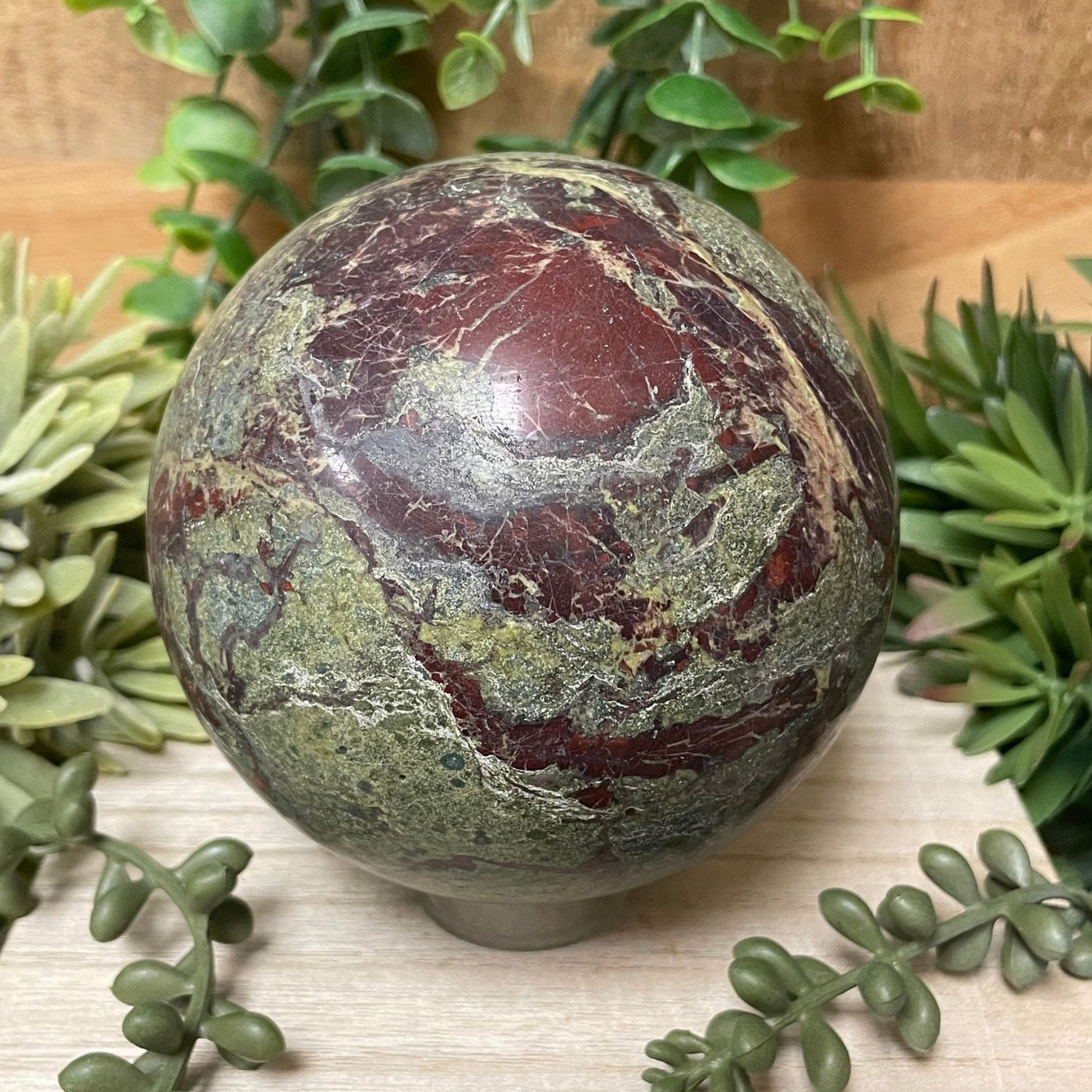 Dragon Blood Jasper - Sphere