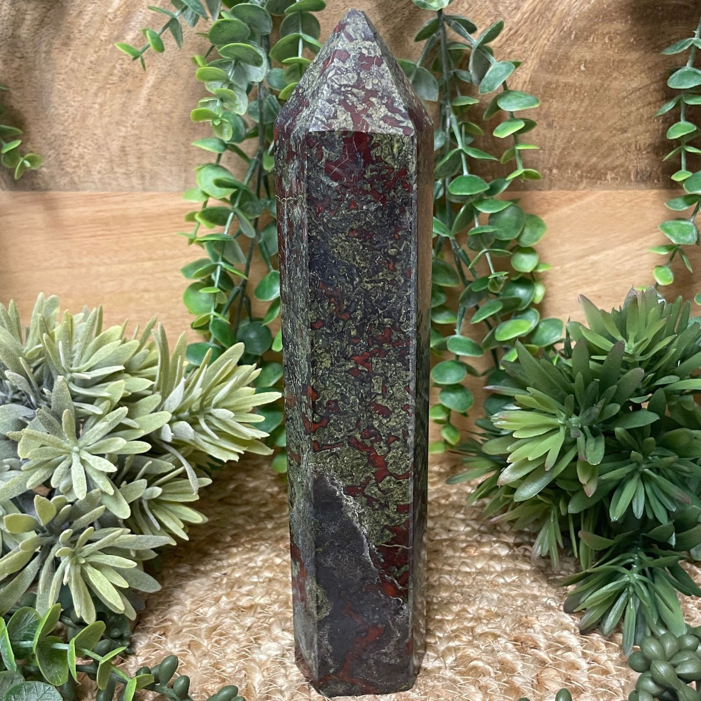 Dragon Blood Jasper - Tower