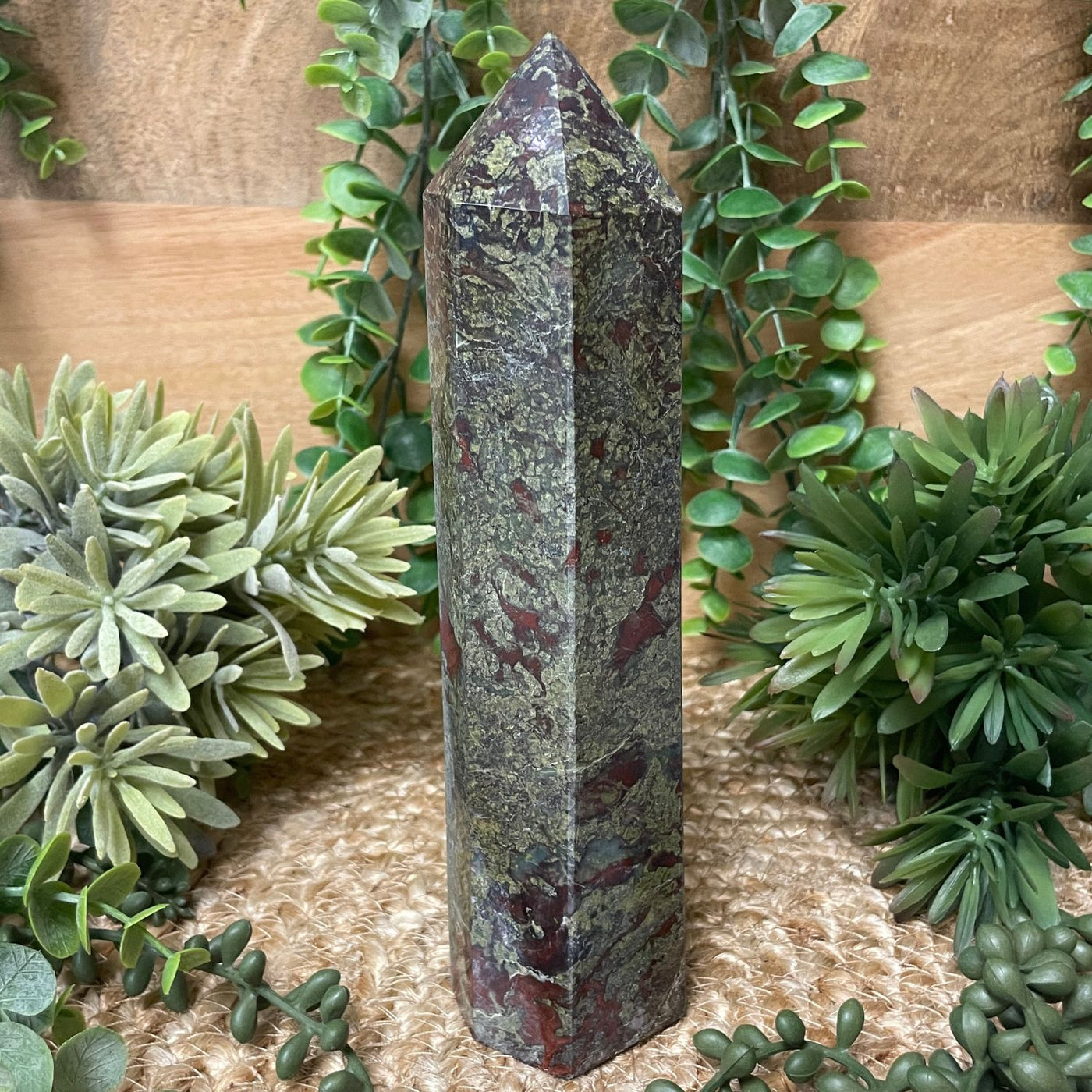 Dragon Blood Jasper - Tower