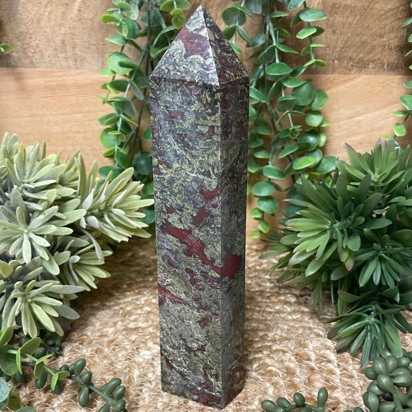 Dragon Blood Jasper - Tower