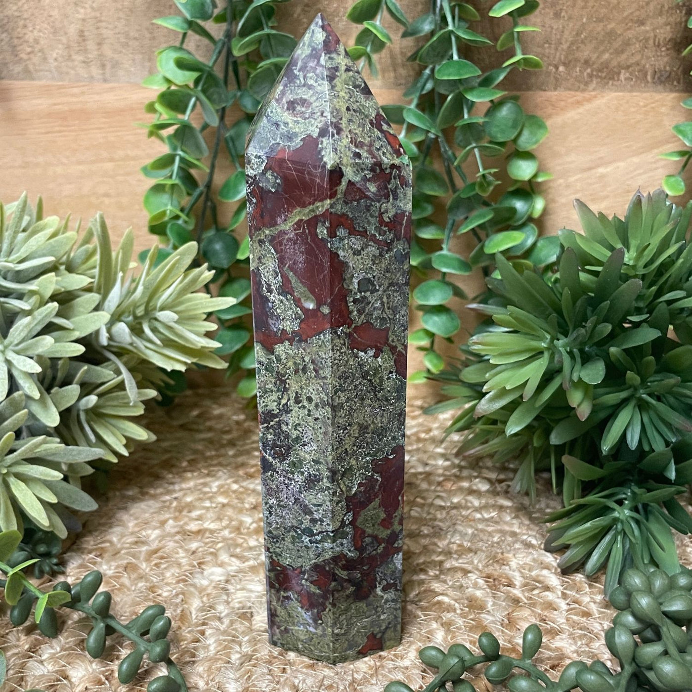 Dragon Blood Jasper - Tower