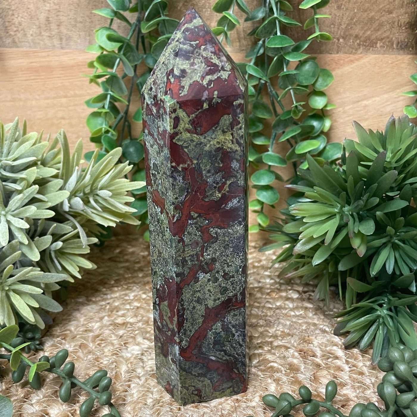 Dragon Blood Jasper - Tower