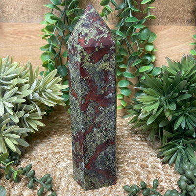 Dragon Blood Jasper - Tower