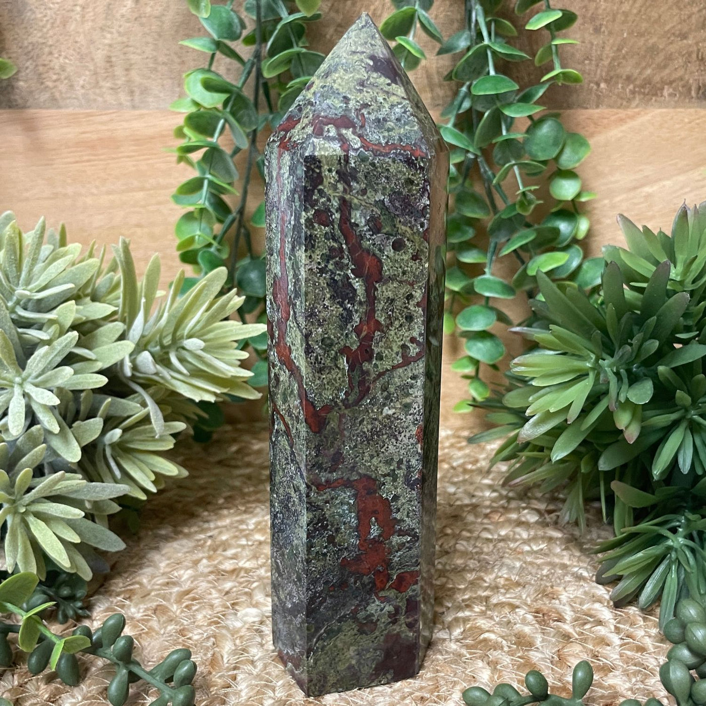Dragon Blood Jasper - Tower