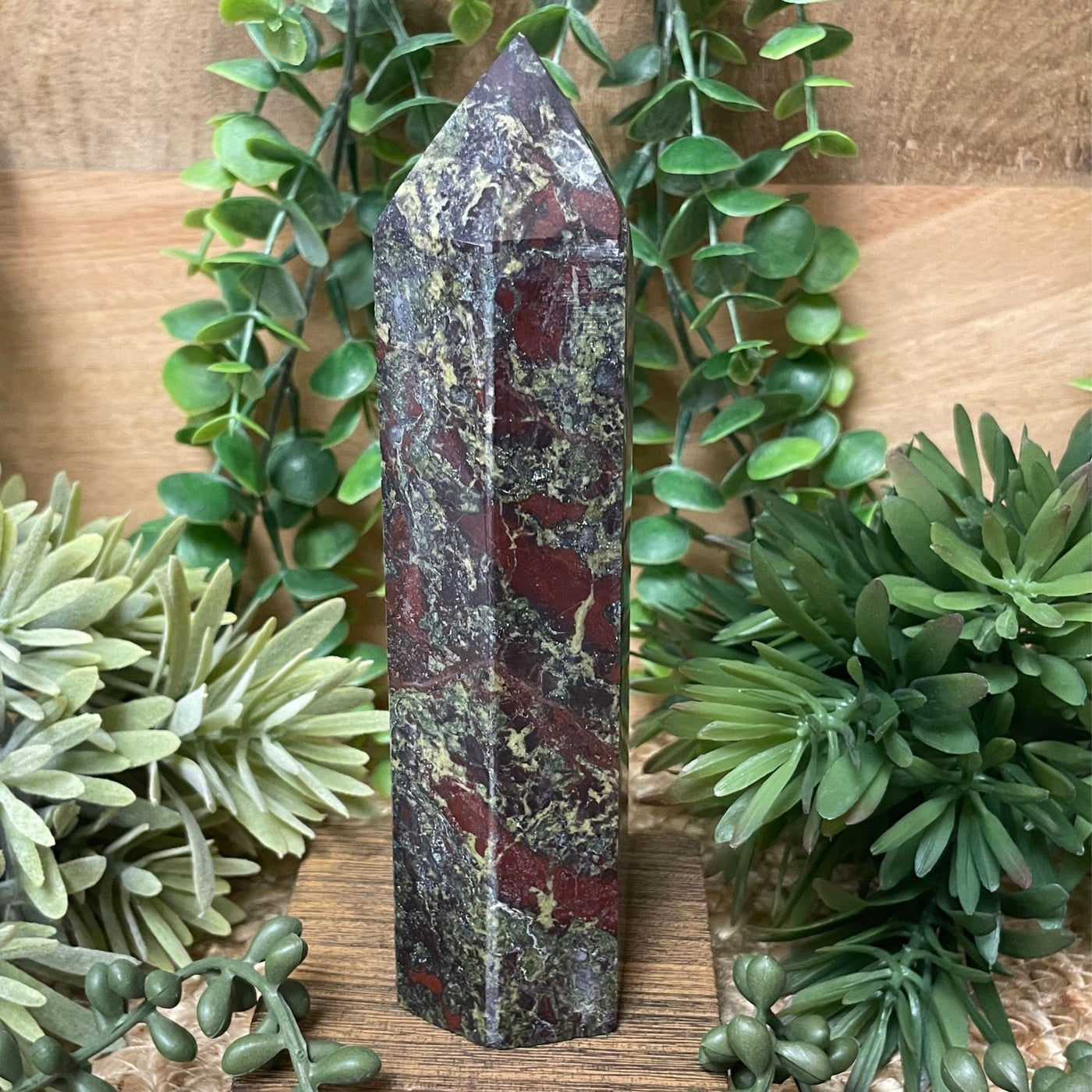 Dragon Blood Jasper - Tower