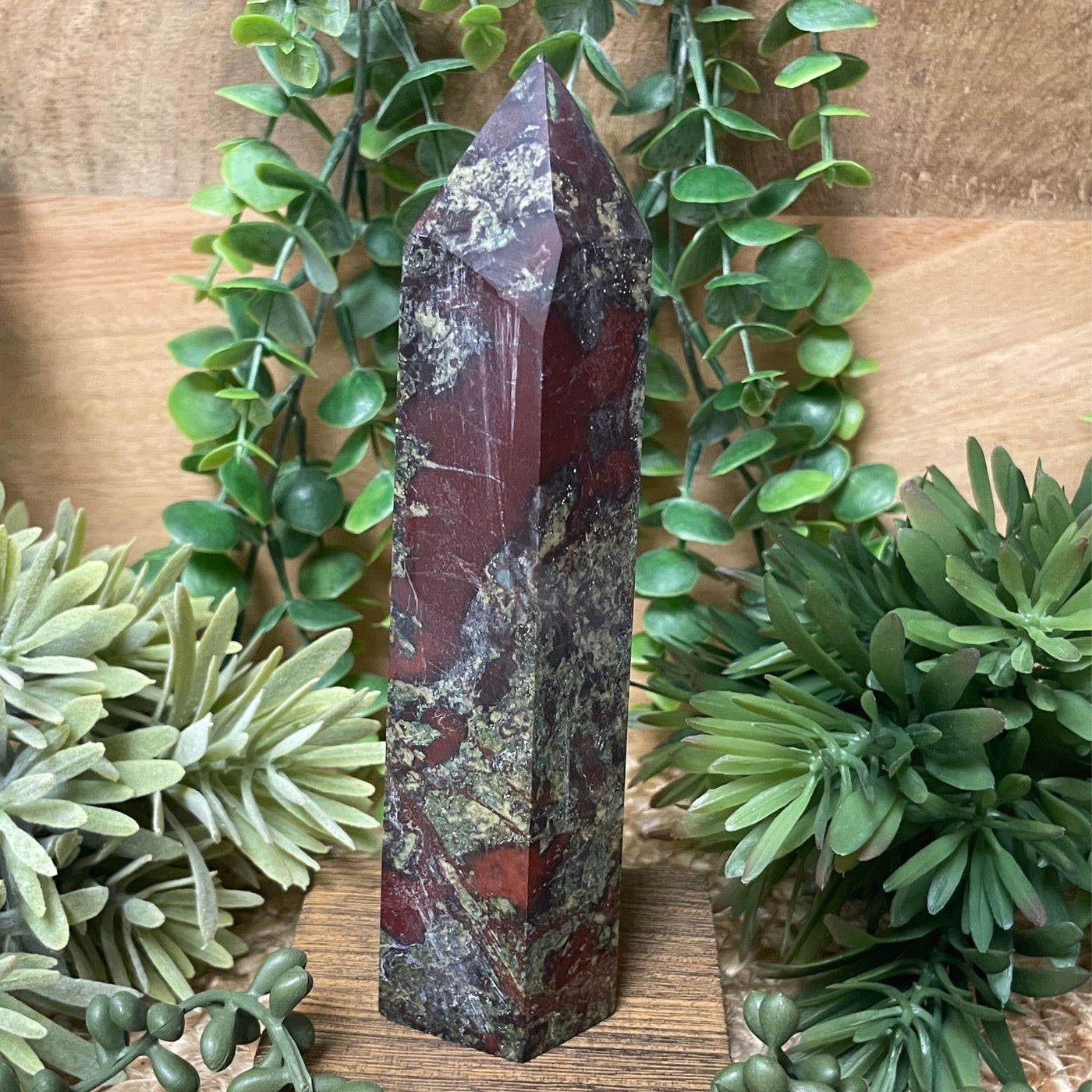 Dragon Blood Jasper - Tower