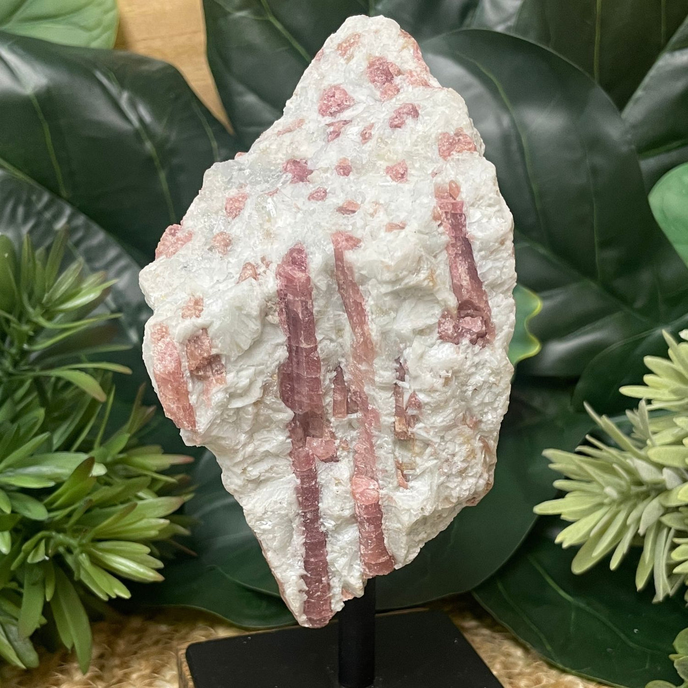 Pink Tourmaline - On Stand