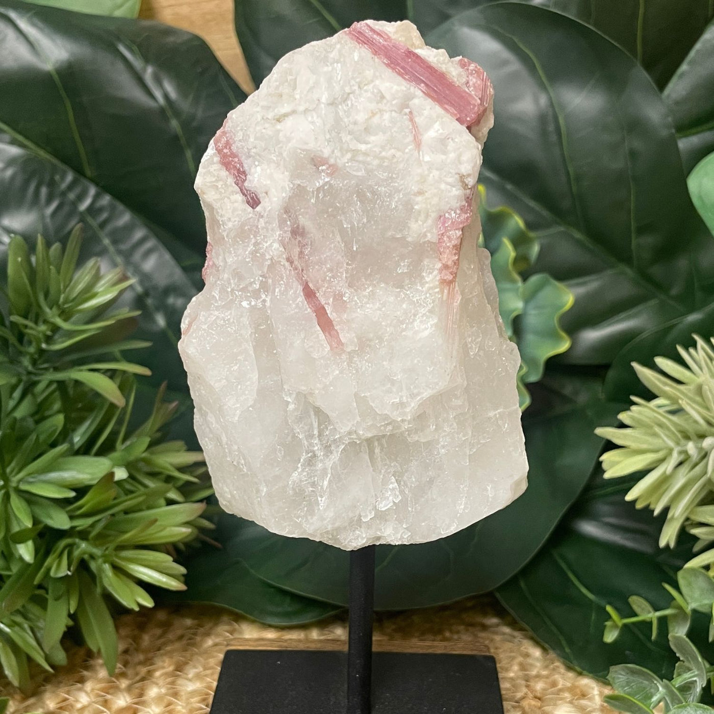 Pink Tourmaline - On Stand