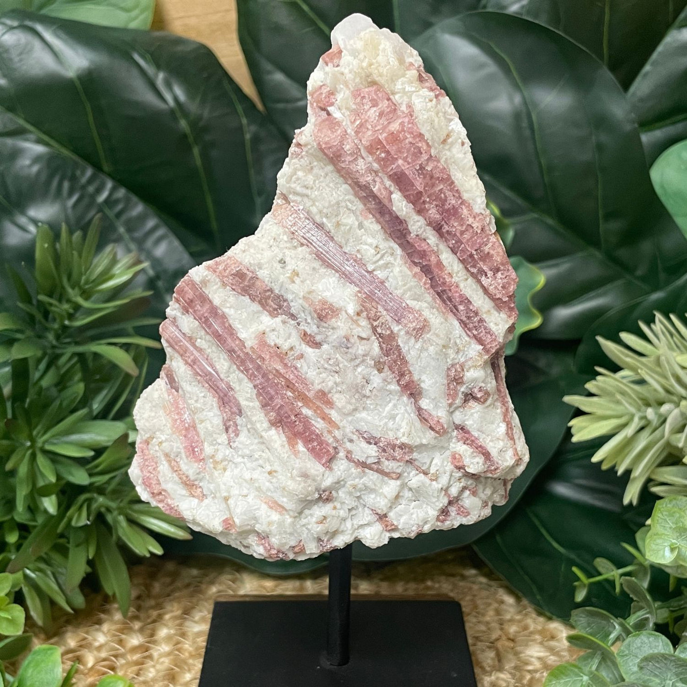 Pink Tourmaline - On Stand