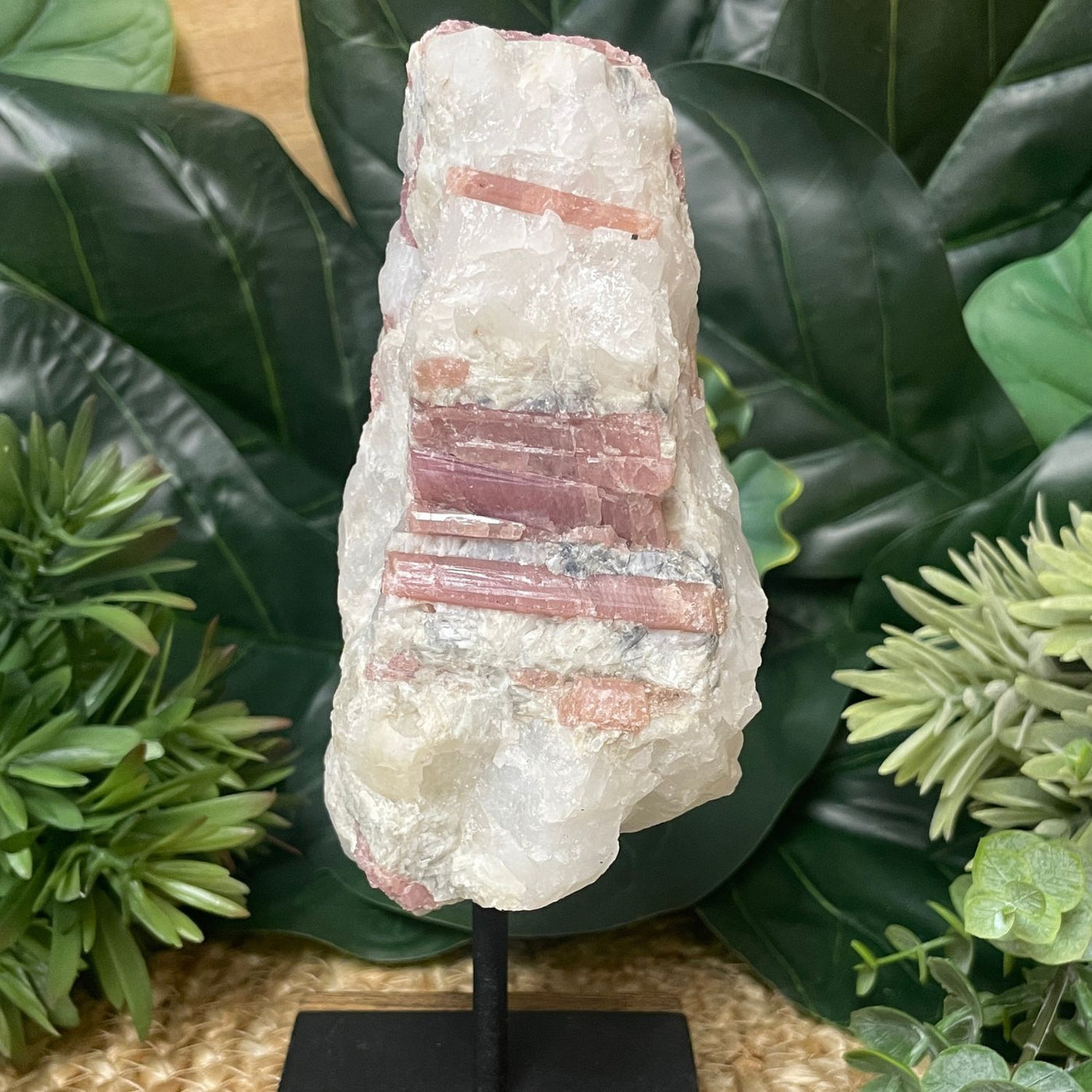 Pink Tourmaline - On Stand