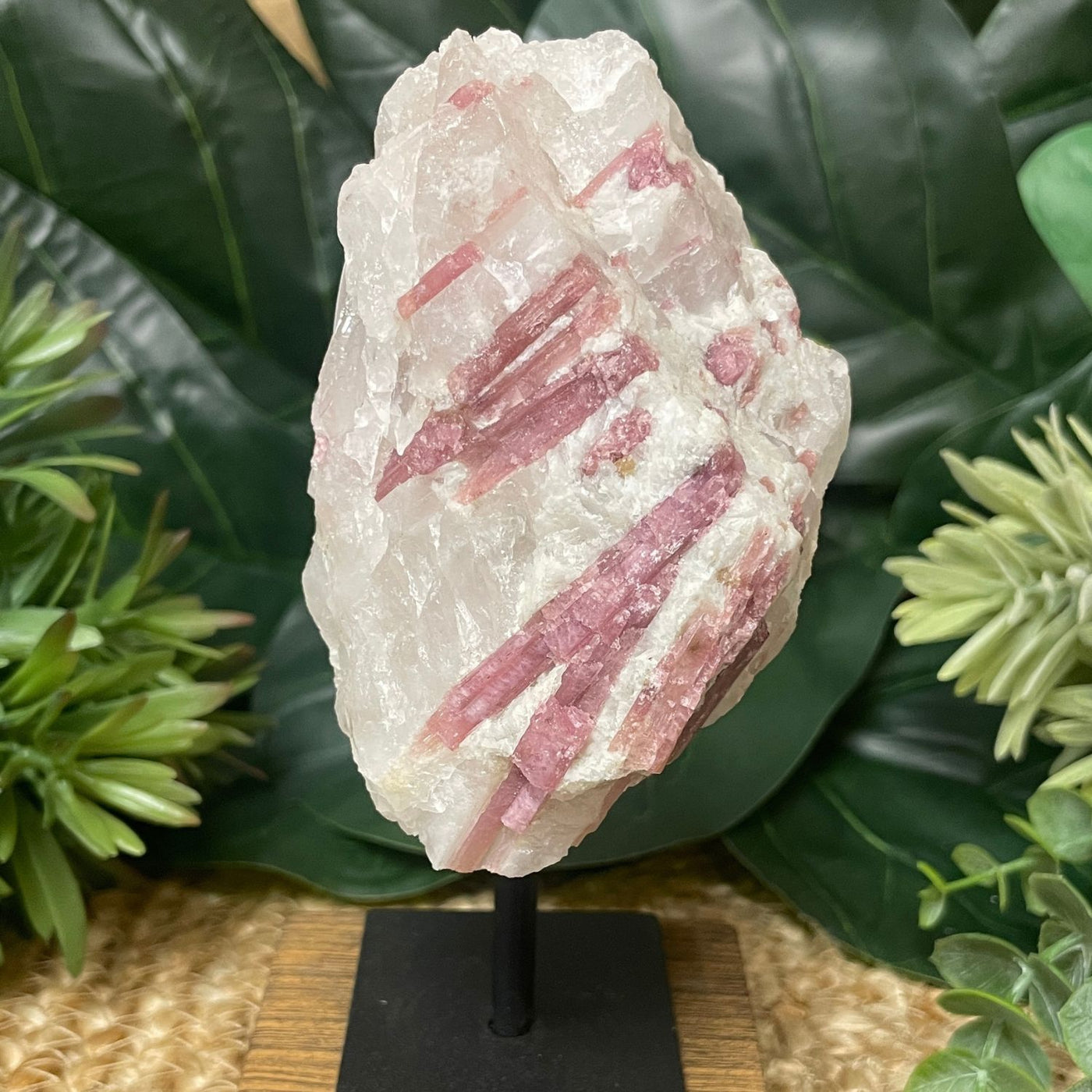 Pink Tourmaline - On Stand