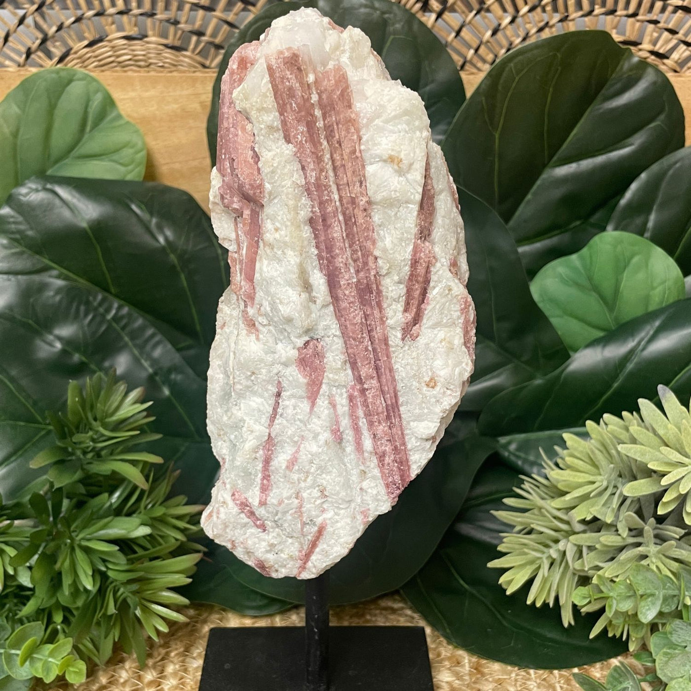 Pink Tourmaline - On Stand