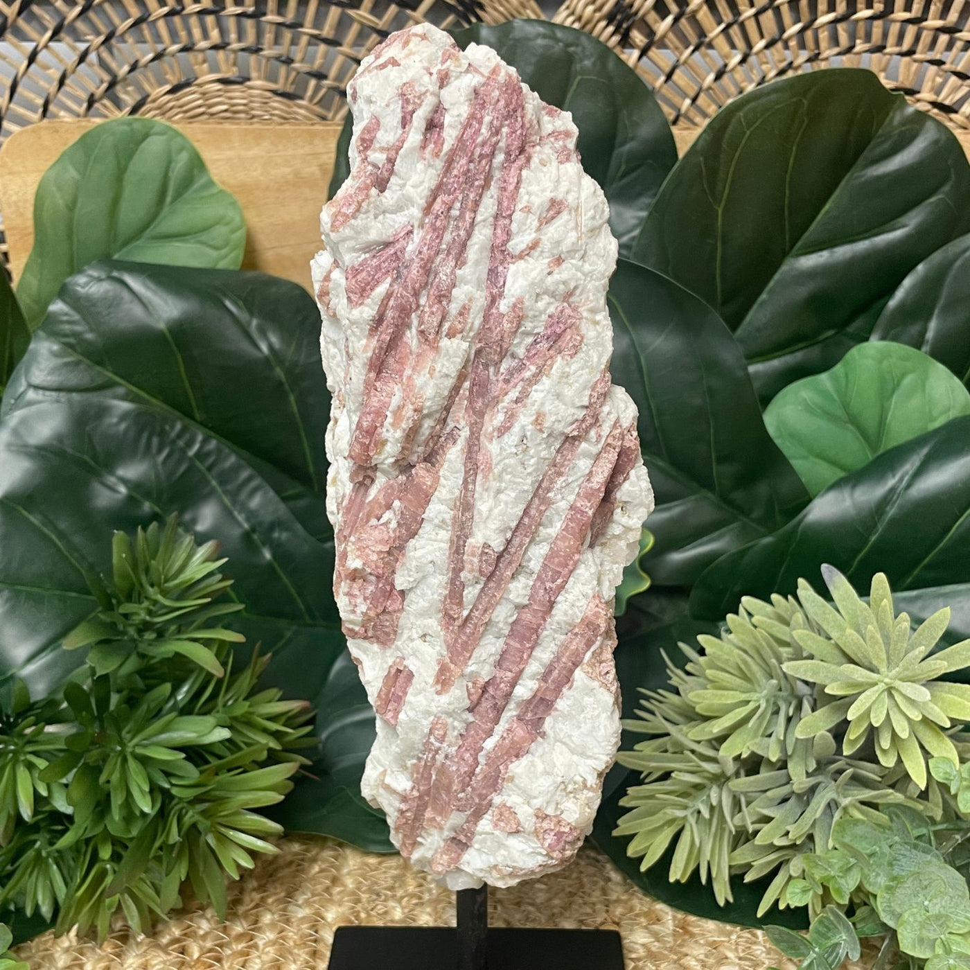 Pink Tourmaline - On Stand