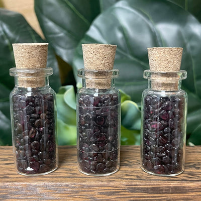 Gemstone Bottle - Garnet